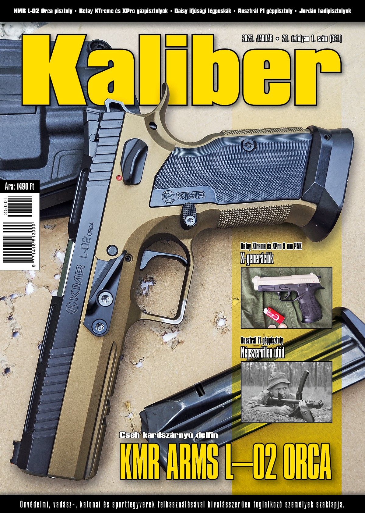 Kaliber Magazin 321. 2025. január